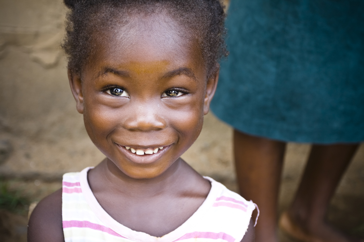 Smiling African Girl - Missionaries of the Sacred Heart