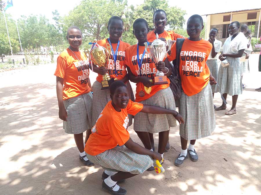 MSC Missions, Missionaries of the Sacred Heart, Loreto Sisters, Loreto community, Loreto Rumbek, education in South Sudan, education in Rumbek, missionary work in South Sudan, missionary work in Rumbek, UN Missions, UNMISS, Loreto Secondary School, Loreto Girls’ School, Khana Kockedhie Magel, Ating Kaman Makoi