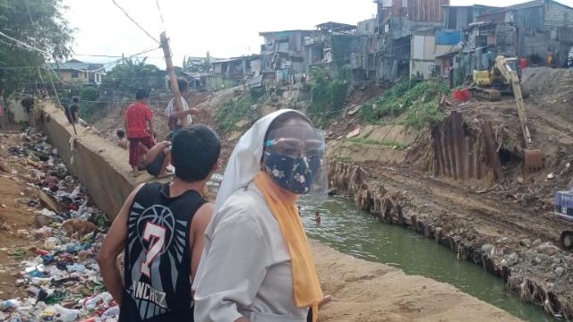 OLSH Sisters in the Philippines are doing their best to help survivors of Typhoon Vamco to rebuild their lives in the wake of the devastating storm in November 2020.