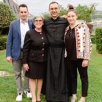 Br Giacomo Gelardi MSC with his mother Francesca, his brother Luca, and his sister Maria, on the occasion of his Perpetual Profession to the Missionaries of the Sacred Heart.