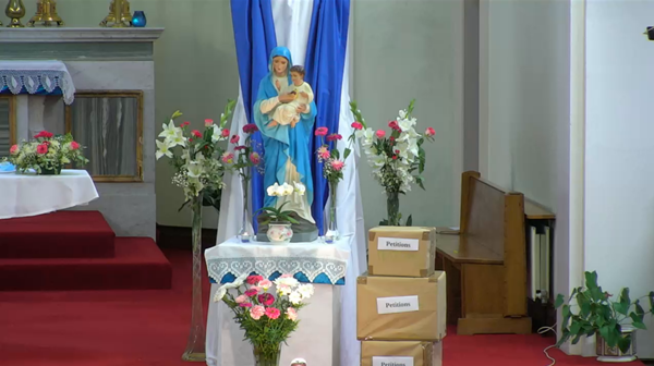 2021 MSC Novena to Our Lady of the Sacred Heart at the Sacred Heart Church on the Western Road, Cork.